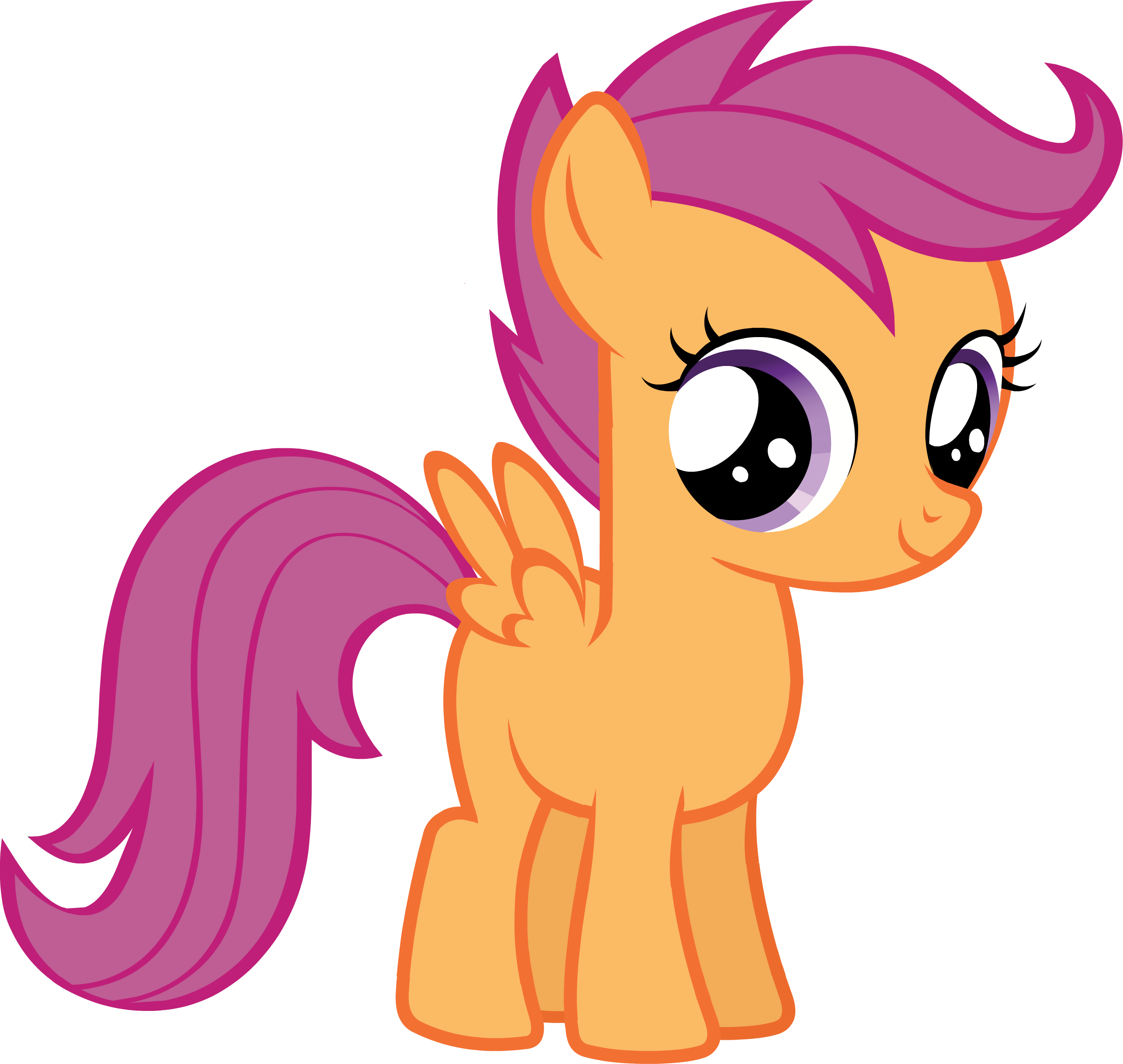 Scootaloo Big Eyes Png Profile Picture - Scootaloo My Little Pony Friendship Is Magic Cute Giant (2000x1894), Png Download