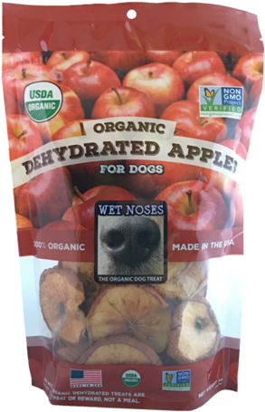 Apples Slices 5oz - Wet Noses Organic Dehydrated Apples Dog Treats, 5-oz (317x480), Png Download