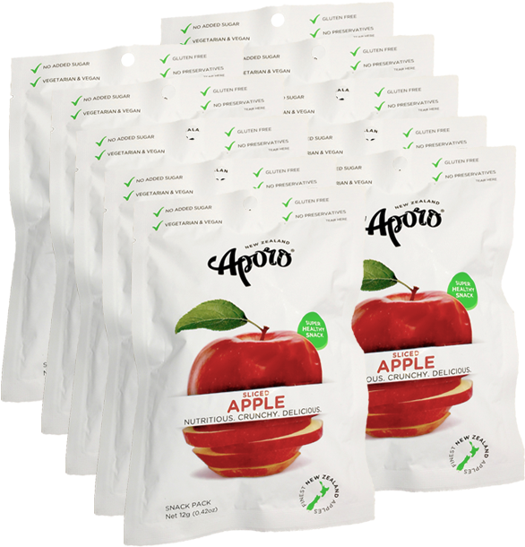 Aporo Sliced Apple - Pattern (720x720), Png Download