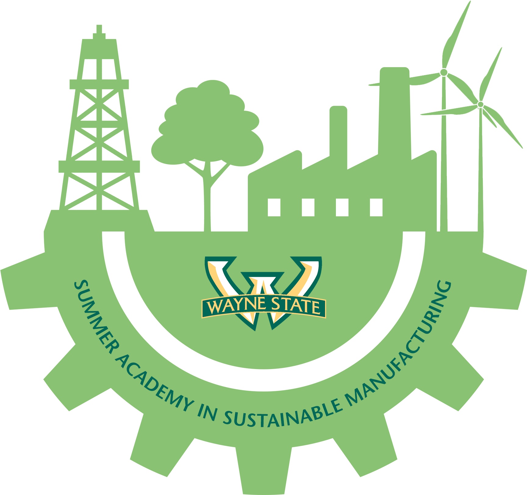 The Site Allows Participants To Experience The Resurgence - Ncaa Wayne State University Warriors Vintage Design (1728x1728), Png Download