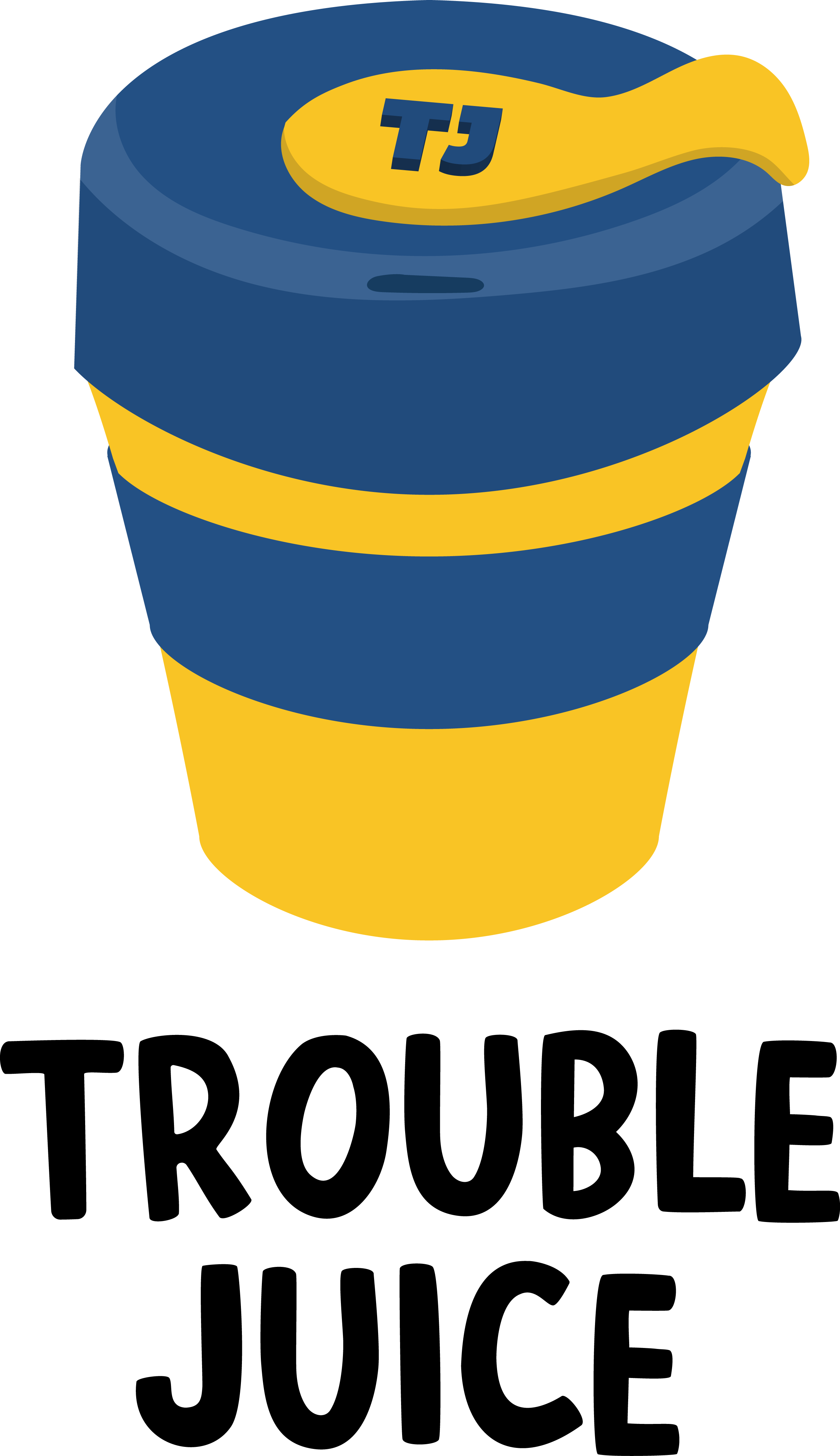 No Tricky Business, Trouble Juice Is For Quality And - Graphic Design (2486x4312), Png Download