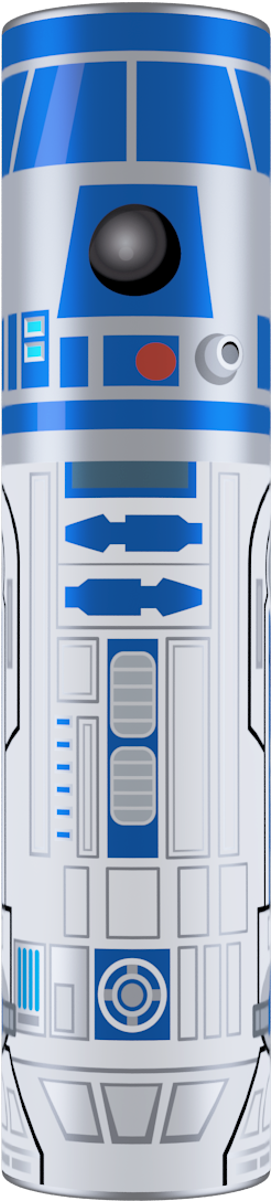 R2-d2 Star Wars Mimopowertube 2600mah Portable Power - Laptop (1200x1200), Png Download
