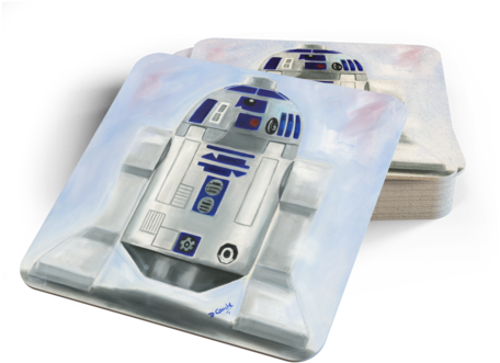 R2d2 Coasters - R2-d2 (480x480), Png Download