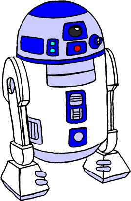 Clip Free Stock R2d2 Clipart R2 D2 - R2d2 Clip Art (297x450), Png Download