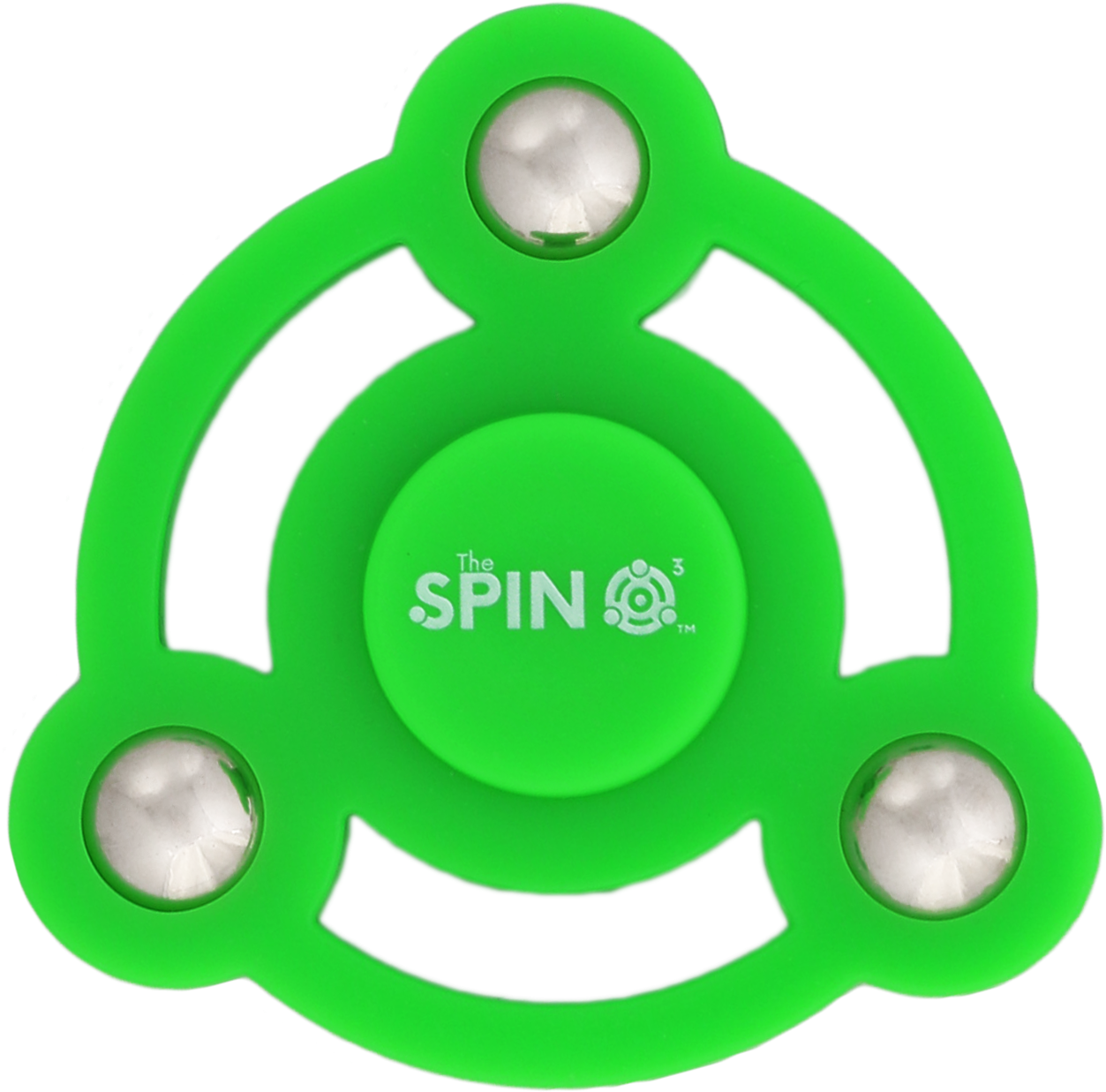 The Spin O3™ Glow In The Dark, High Speed Fidget - Spin O3 Glow-in-the-dark, High-speed Fidget Spinner (1540x1504), Png Download