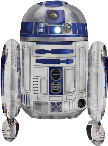 26" Star Wars R2-d2 Multi Balloon Foil Balloon - R2d2 Balloon (500x500), Png Download