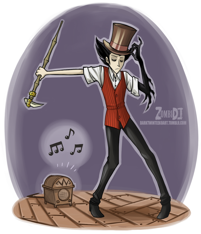 Don't Starve Cosplay William Carter And Charlie Love - Don T Starve Wilson Top Hat (830x962), Png Download