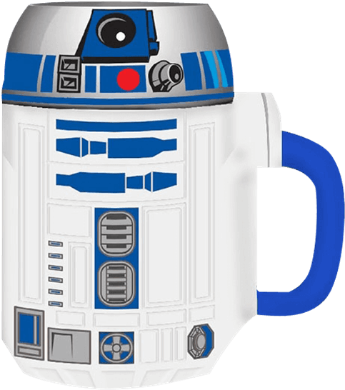 Star Wars R2d2 20oz Ceramic Sculpted Mug (530x530), Png Download