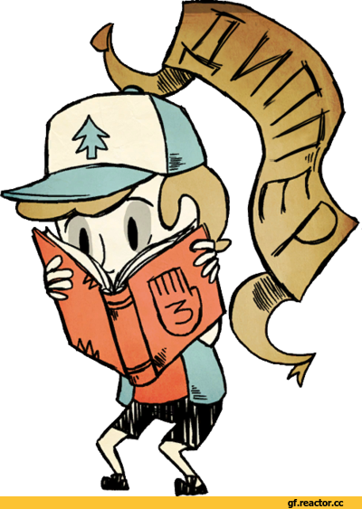Gravity Falls Dipper Pines Gf Персонажи Don't - Gravity Falls Don T Starve (400x563), Png Download