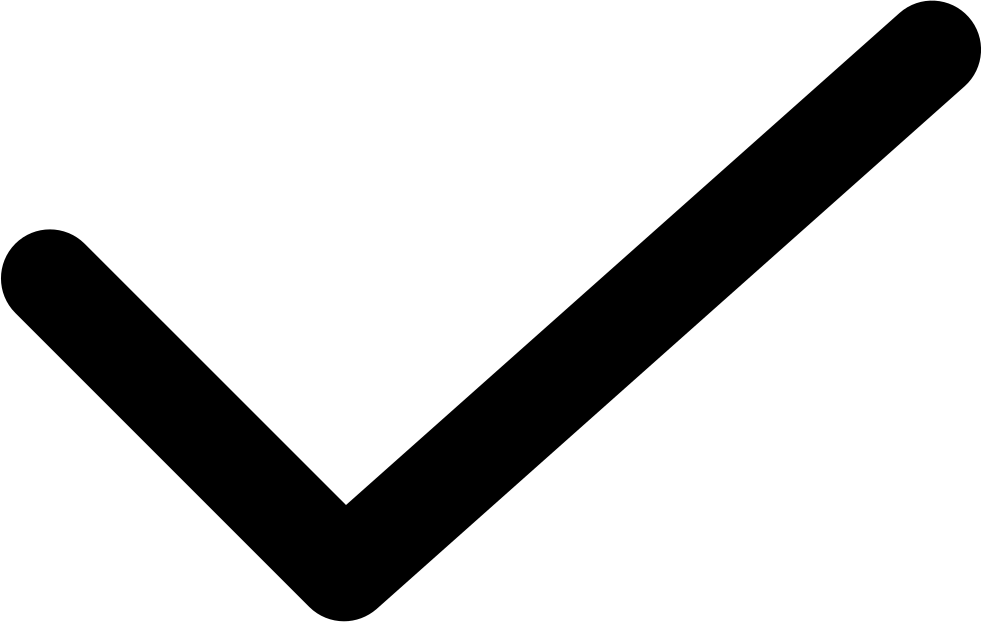 Check Mark Png Icon - Check Sign (982x622), Png Download