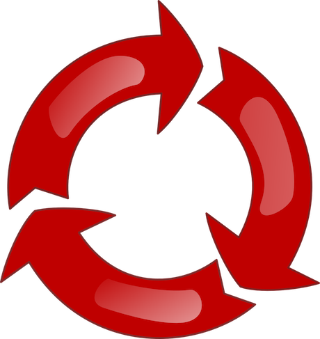 About Who's Getting Pressure From Greenpeace And Who's - Recycle Sign Circle (460x487), Png Download