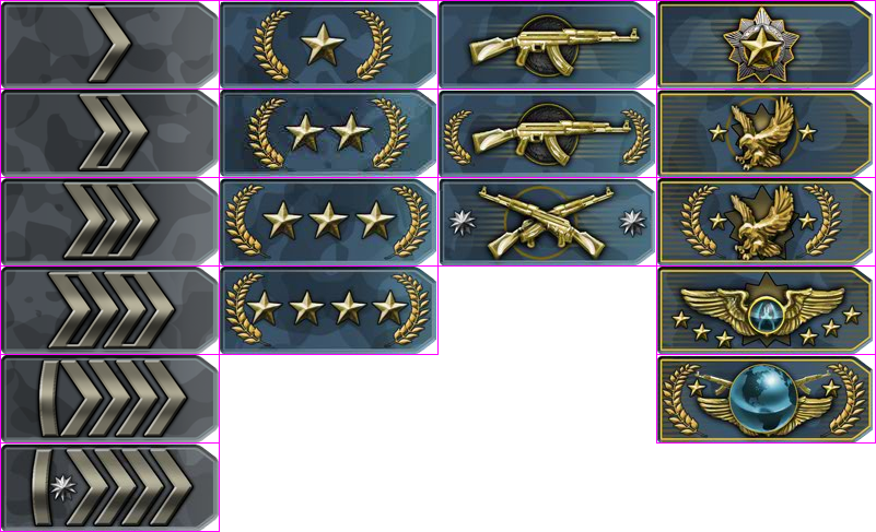 Click For Full Sized Image Skill Groups - Skill Group Icons Csgo (801x487), Png Download