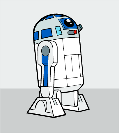 R2d2 - Logo (428x477), Png Download