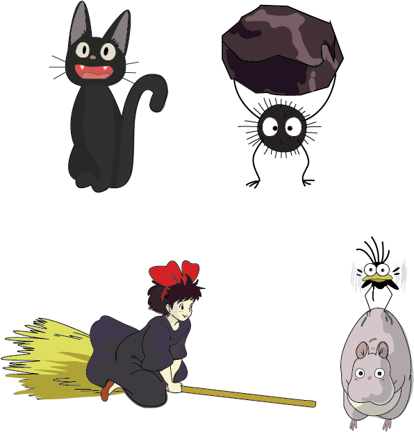 Download Studio Ghibli Characters Png PNG Image with No Background