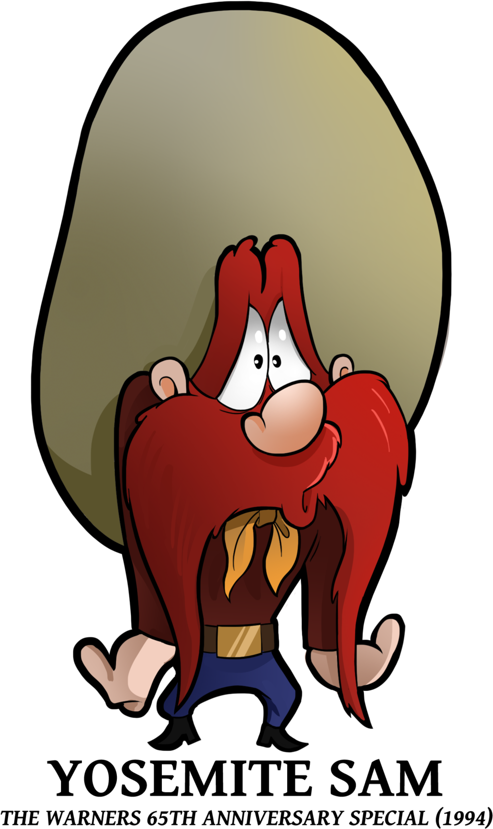 Yosemite Sam By Boscoloandrea - Looney Tunes Cameo In Animaniacs (1024x1699), Png Download