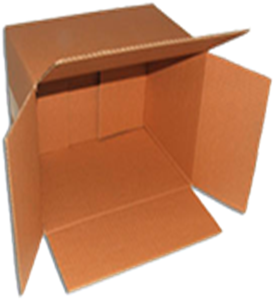 Box From The Corrugated Cardboard For Canned Food - 5 Ply Corrugated Box (582x645), Png Download