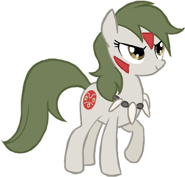 View Vs Download Ds - La Princesa Mononoke Pony (449x450), Png Download