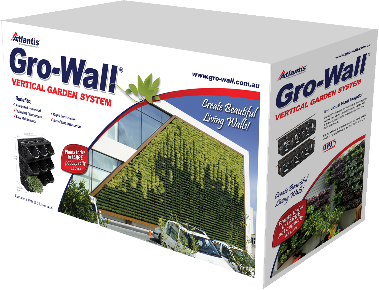 Gro Wall Kit (1533x1175), Png Download