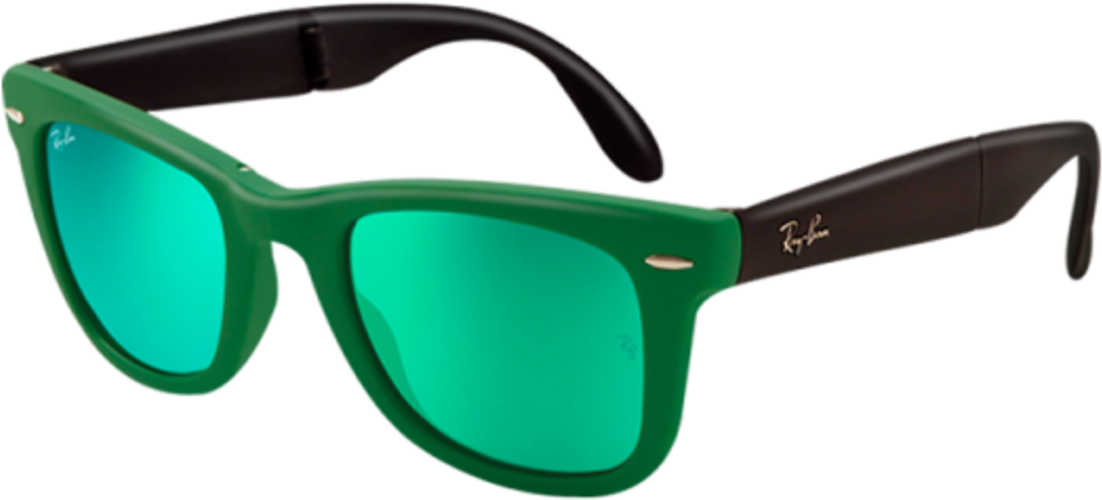 Ray Ban Blue Frame (1200x678), Png Download