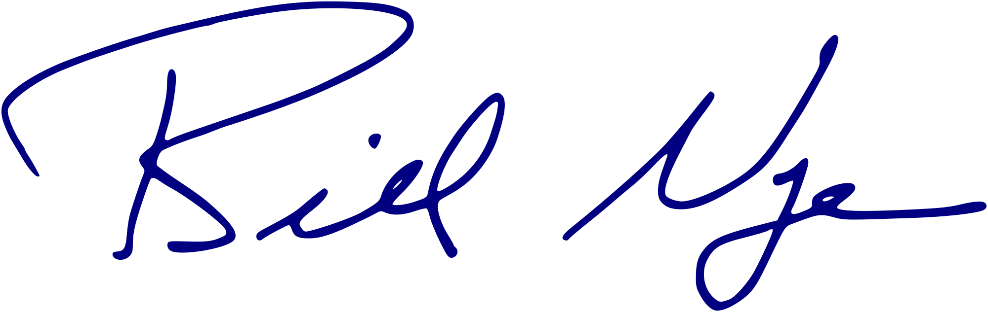 Bill Nye Signature - Bill Nye The Science Guy Signature (1000x316), Png Download