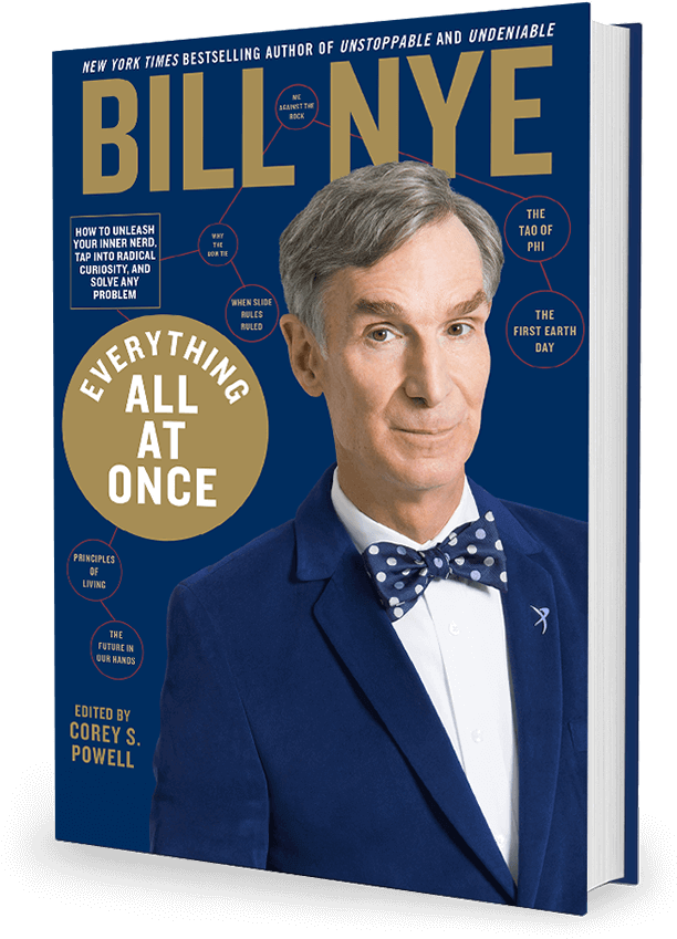 Bill Nye With Kara Platoni Saturday, September 9, 2017 - Bill Nye Everything All At Once (650x874), Png Download