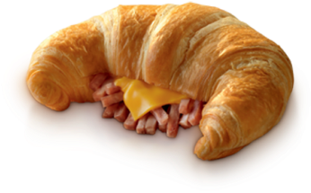 A Croissant With A Twist - Croissant (477x355), Png Download