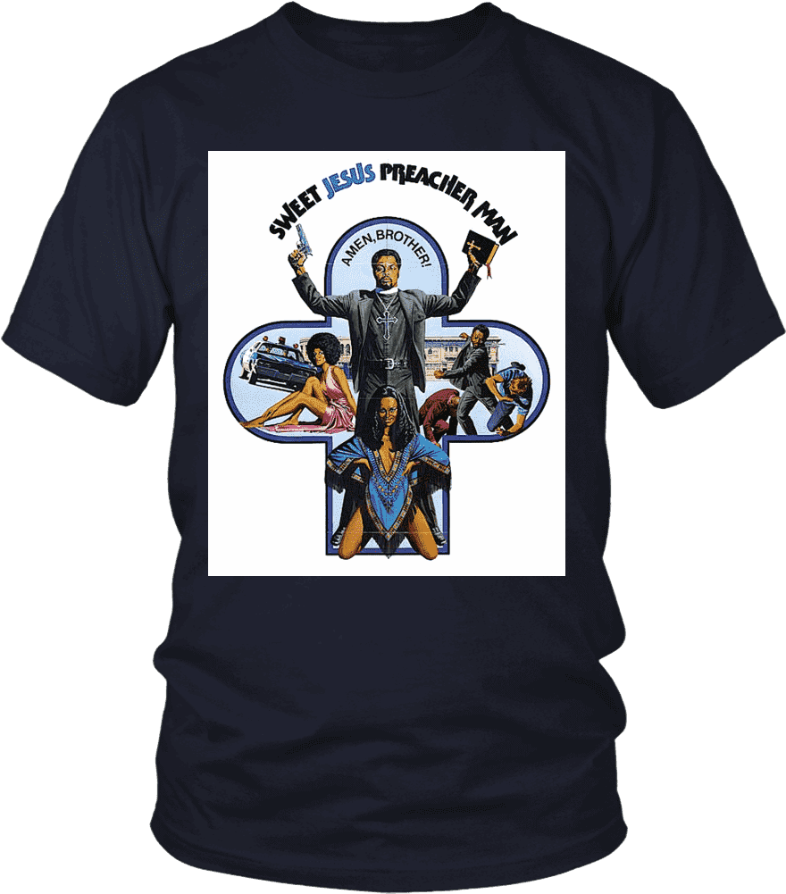 Preacher T-shirt - Sweet Jesus Preacher Man Movie Poster (1000x1000), Png Download