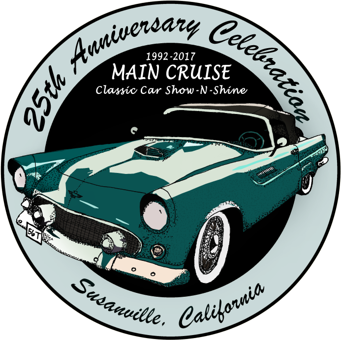 25th Anniversary Celebration Main Cruise Car Show - Antique Car (750x750), Png Download