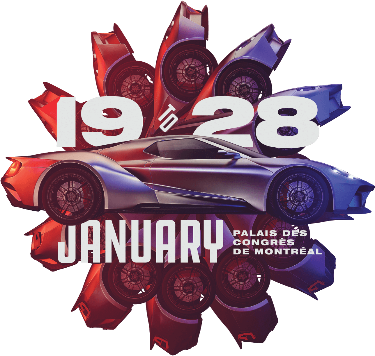 Montreal Auto Show 2018 (1288x1225), Png Download
