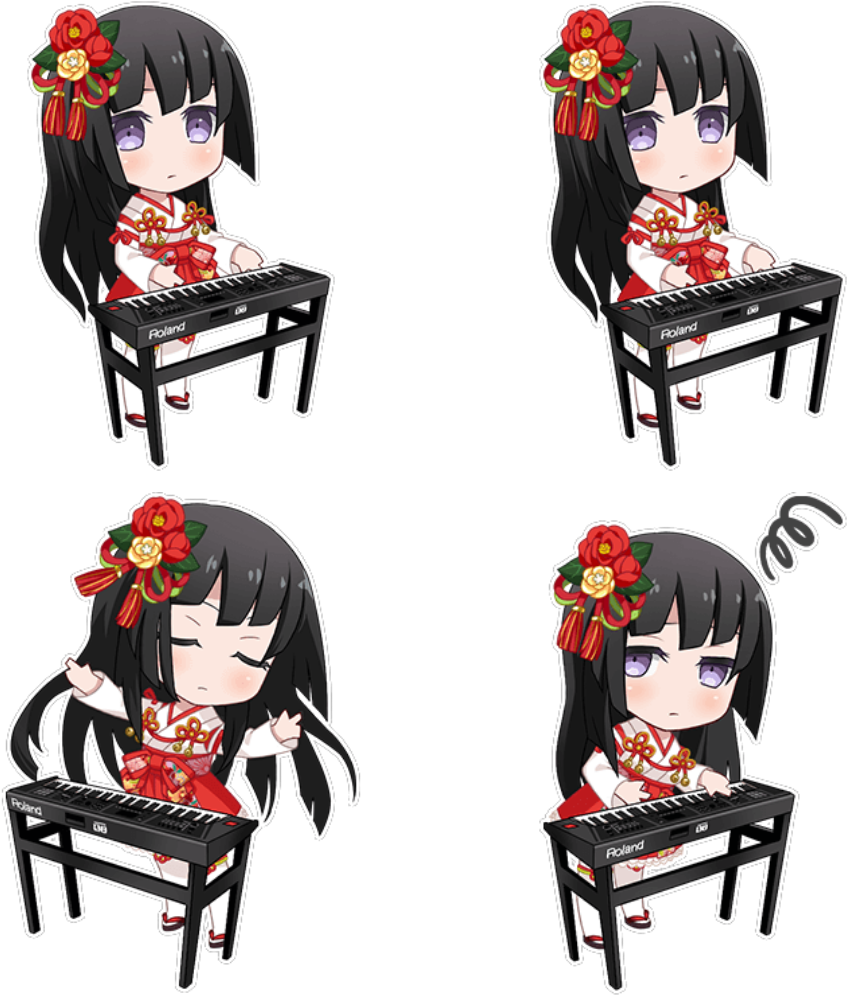 A Cute Haregi Chibi - Bang Dream! (1024x1024), Png Download