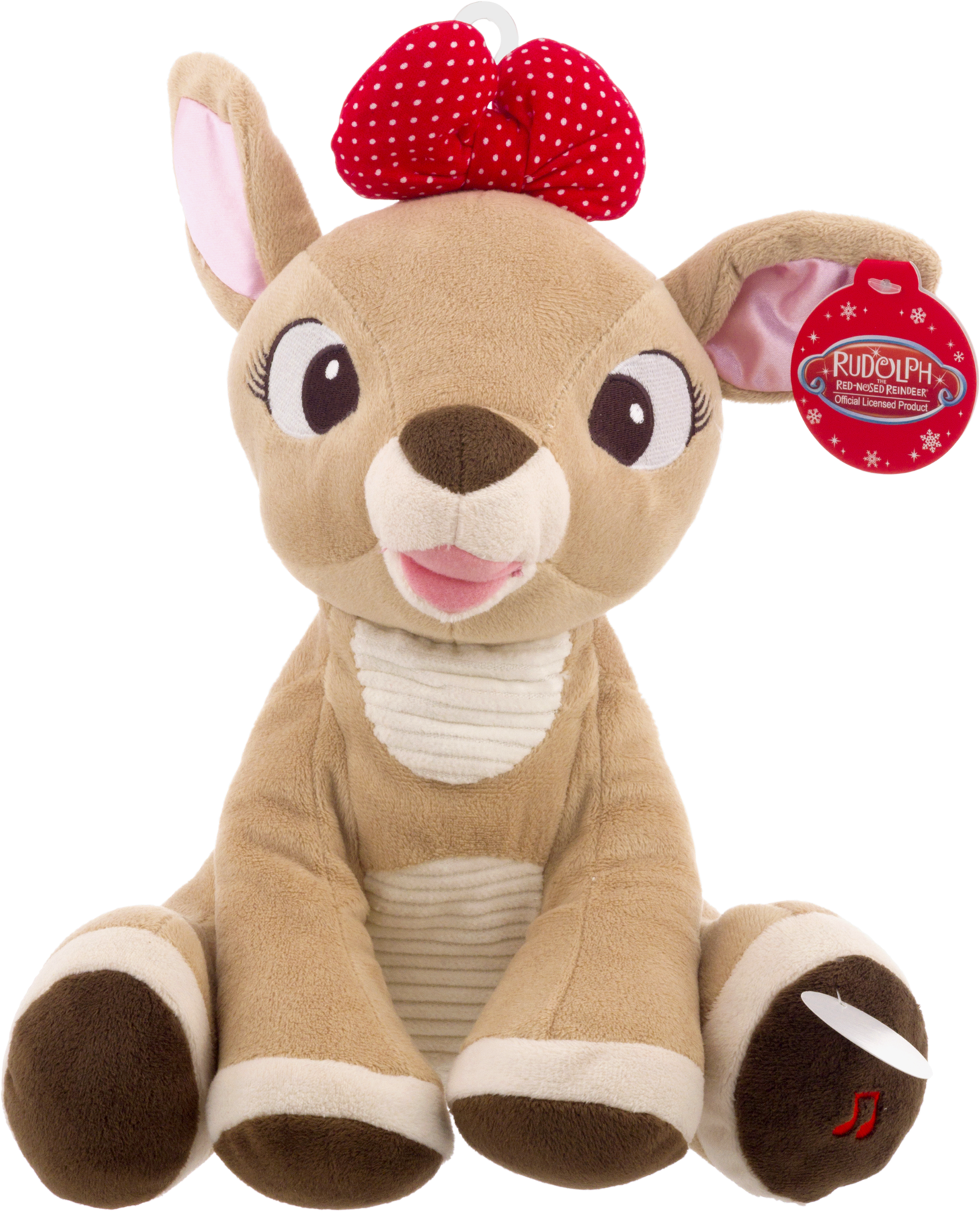 Rudolph Red-nosed Reindeer Clarice Light Up Musical (1800x1800), Png Download