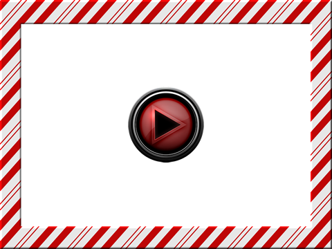 Rudolph The Red Nosed Reindeer - Transparent Background Christmas Frame (480x360), Png Download