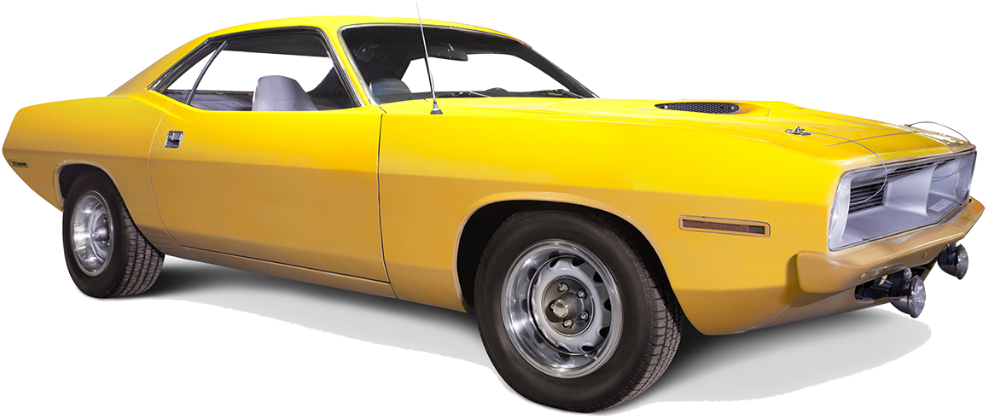 Wellington Cruise In - Plymouth Barracuda (1024x430), Png Download
