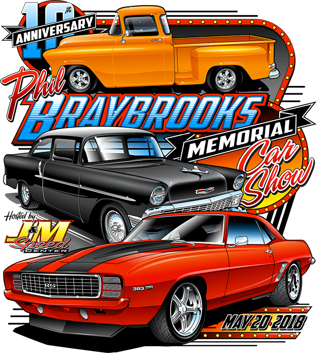Phil Braybrook 10th Annual Memorial Car Show - Riverside (645x719), Png Download