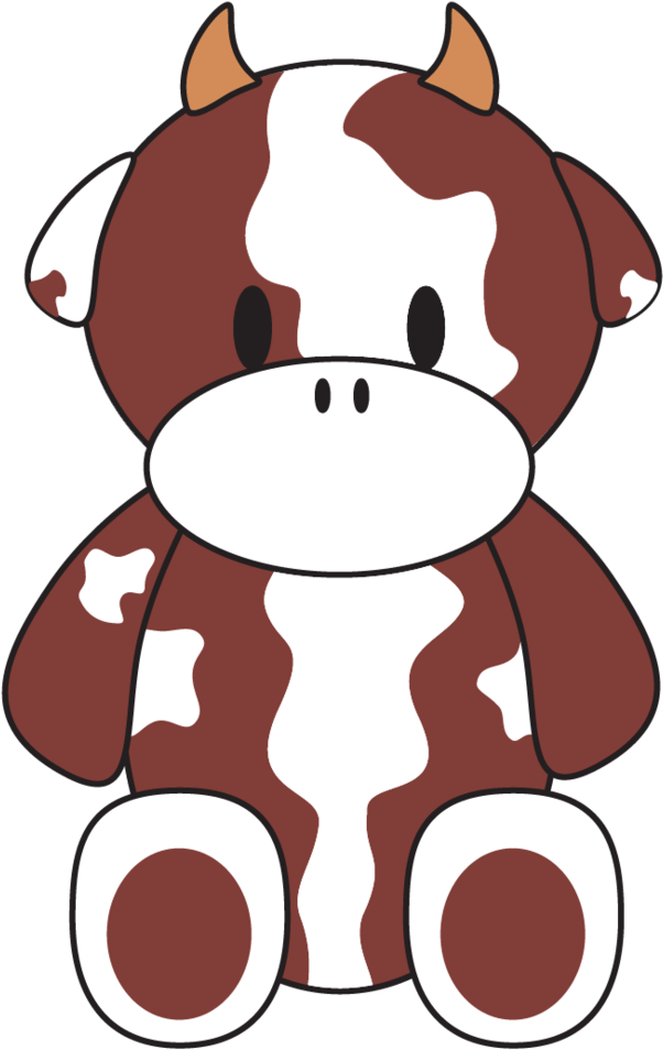 Cow Transparent Chibi - Chibi Cow (776x1030), Png Download