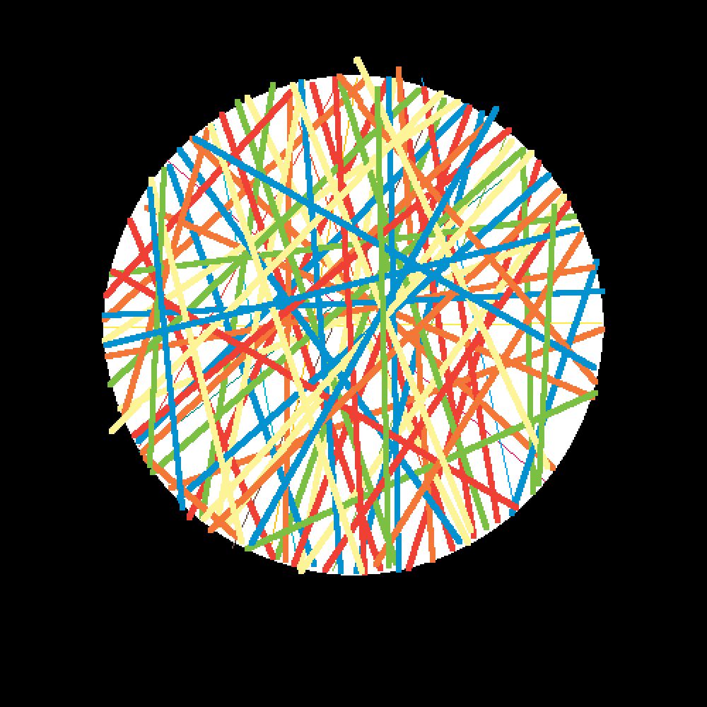 Rubber Band Ball - Circle (1000x1000), Png Download