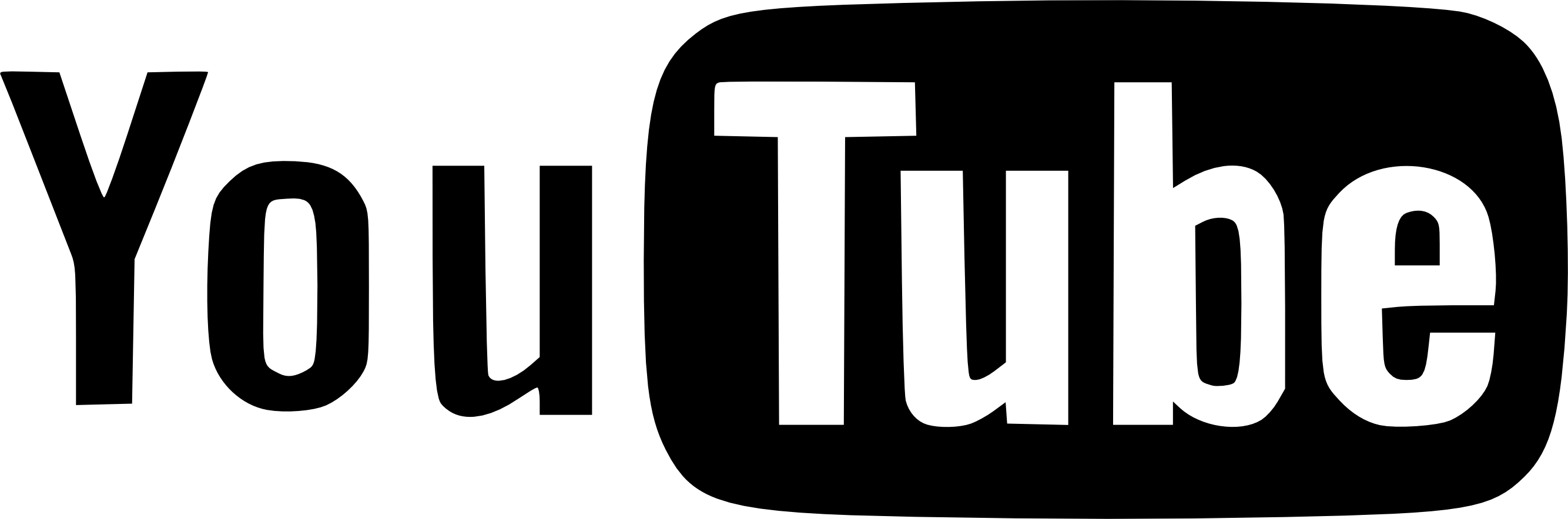 Icon Symbol Internet Website Logo Pictogra - Youtube Logo White Svg (1026x340), Png Download