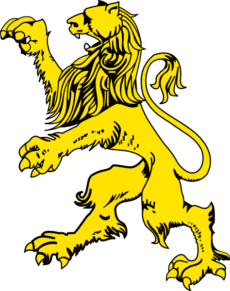 Royal Lion Png - Coat Of Arms Lion Png (474x600), Png Download