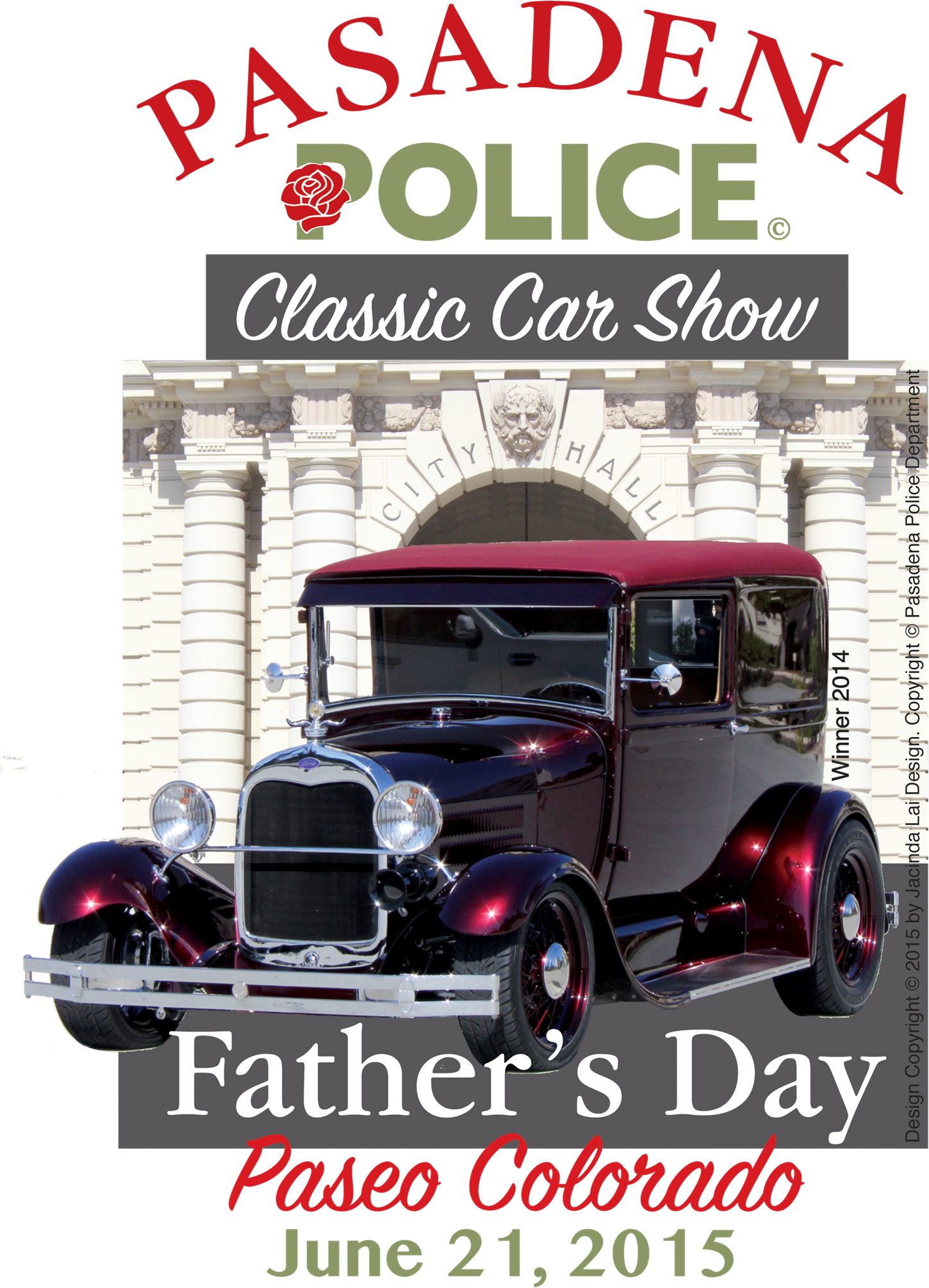 Classic Car Show 2015 Flyer - City Hall (1498x2032), Png Download