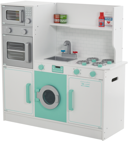 Peppermint Play Kitchen Peppermint Play Kitchen - Kitchen (654x654), Png Download