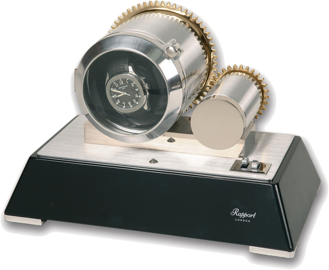 Cogwheel Watch Winder - Allurez Rapport London The Optima Cogwheel Single Watch (1121x919), Png Download