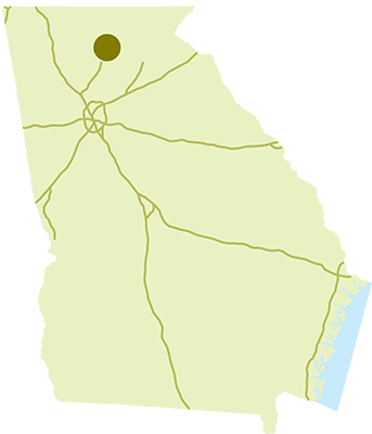 2018 Winter Promotion - Peaches To Beaches 2017 Map (343x400), Png Download