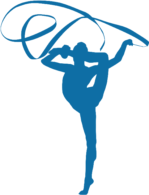 Gymnastics Png Transparent Image - Rhythmic Gymnastics Ribbon Png (500x643), Png Download
