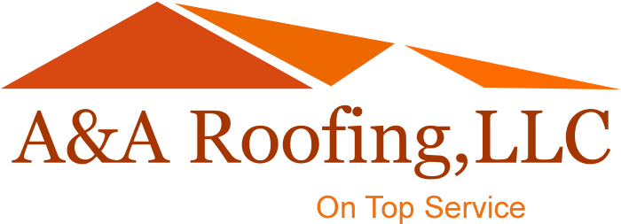 Cropped Cropped Aa Roofing Llc Logo Orange (722x289), Png Download