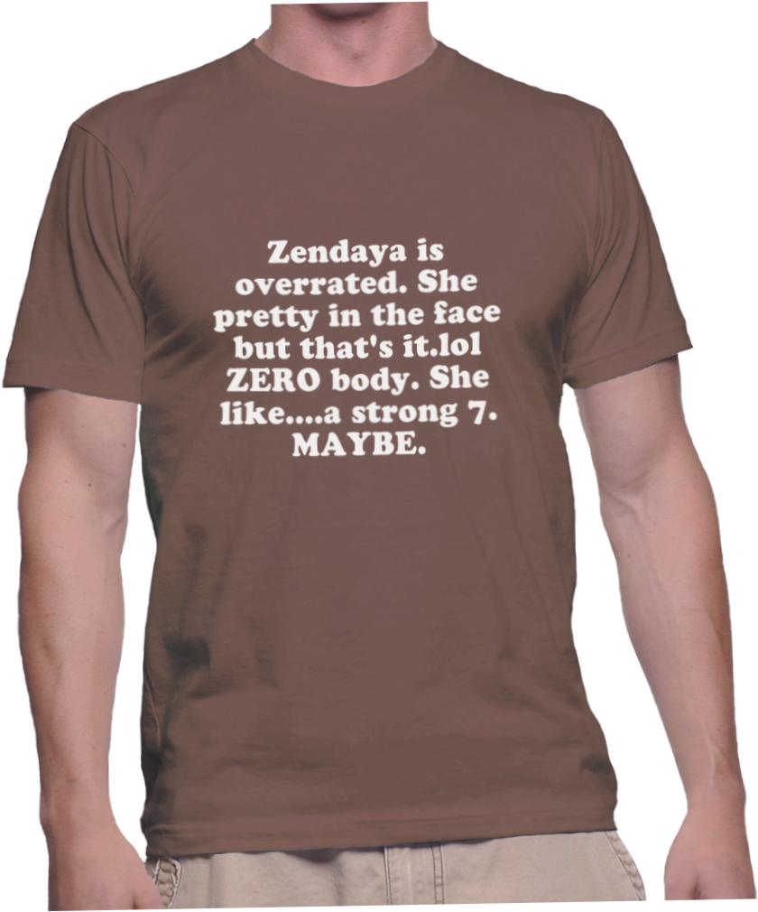 Zendaya Is Overrated - Heat Is So Disrespectful (1038x1018), Png Download