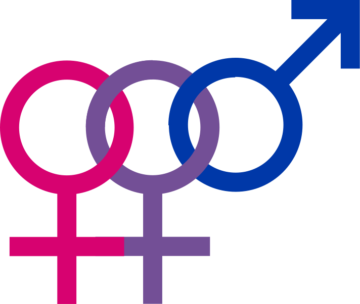 Bisexual Evening At The Centre - Bisexual Symbol (712x600), Png Download