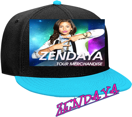 Snapback Flat Bill Hat - Zendaya Iphone 7 Plus Case (z) (450x456), Png Download