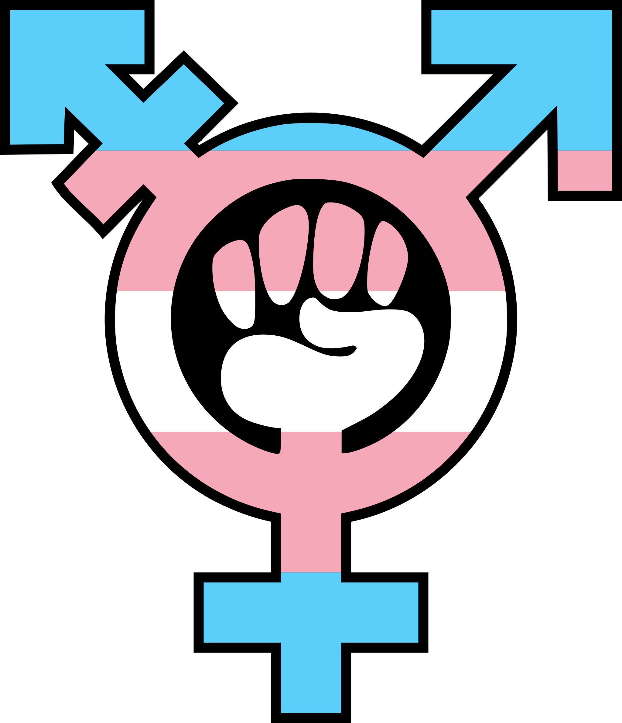 Happy Belated Transgender Day Of Visibility, Never - Transgender Day Of Visibility Symbol (2048x2378), Png Download