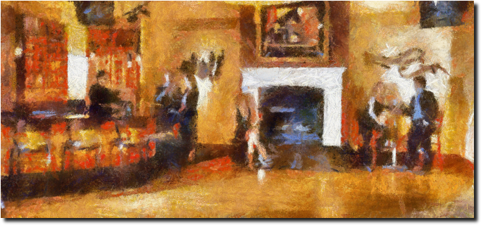 Opened By Ed George Sr - Painting (702x339), Png Download