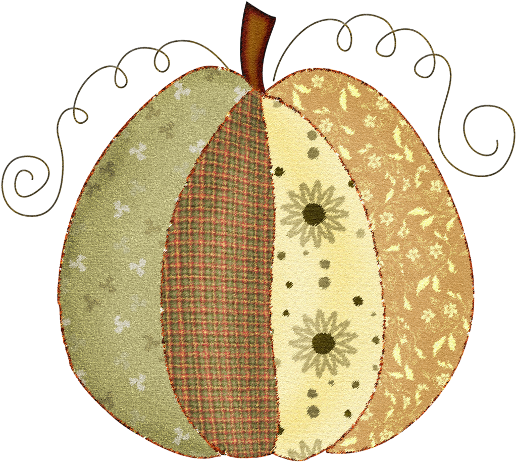 Primitive Pumpkin Clipart (1024x917), Png Download